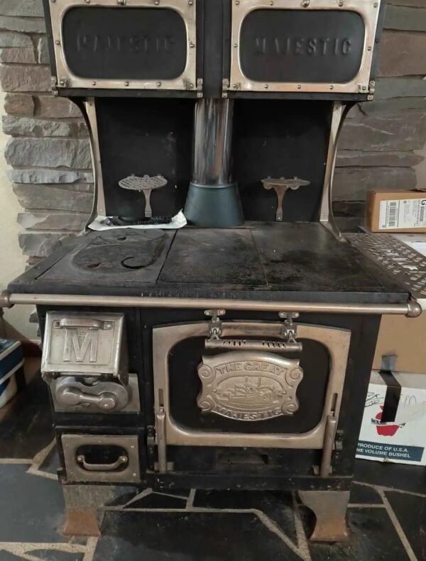 Antique Majestic Wood Stove