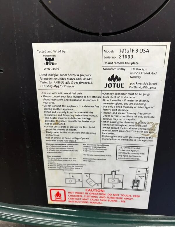 600160429_122111052933129429_4711500666591915491_n Jøtul F 3 Wood Stove – view 5