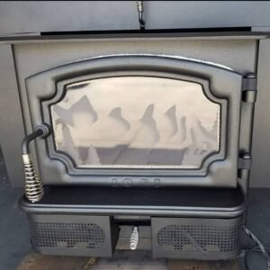 Lopi Model X Fireplace Insert (1984) – Restored Classic Wood Insert – view 2