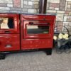 Enamel Cast Iron Wood-Burning Stove with Integrated Oven – view 2