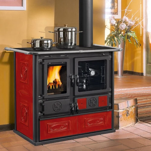 La Nordica Rosa Wood Cookstove — Liberty Bordeaux