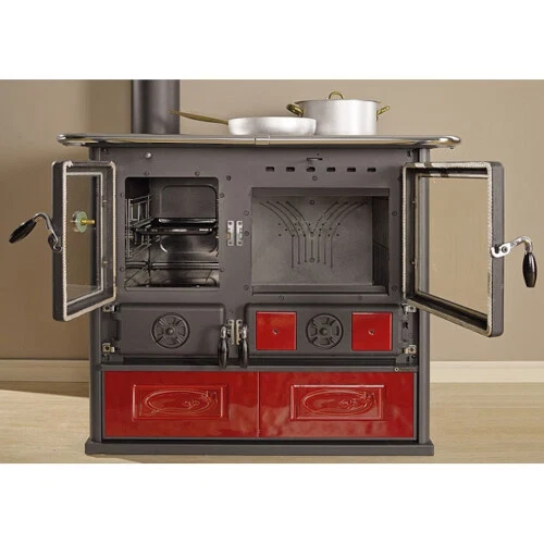 7015317-3 La Nordica Rosa Sinistra Reverse Wood Cookstove — Liberty Bordeaux