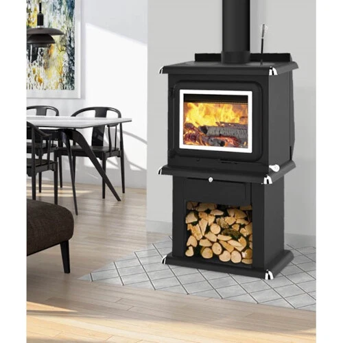 J.A. Roby Antares Wood Stove with Cooktop