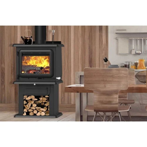 J.A. Roby Antares Wood Stove with Cooktop