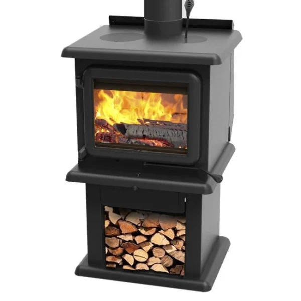J.A. Roby Antares Wood Stove with Cooktop
