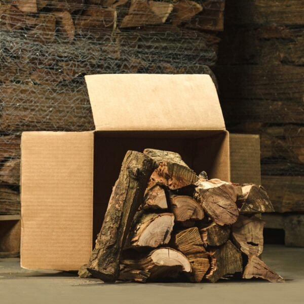 01 12 Inch Length Cooking Wood - Medium Box of Firewood